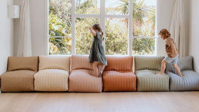 Mini Loungers - Vegan Leather Beanbag Lounger for Kids