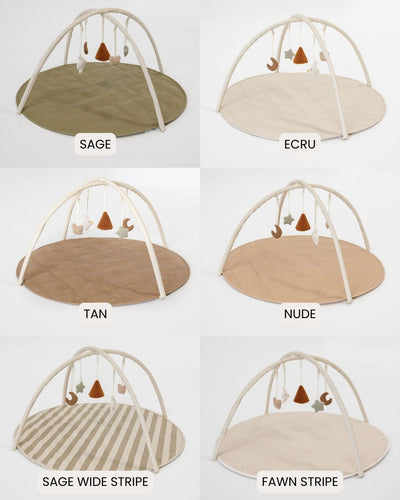 Quilted Play Mat & Baby Play Gym
