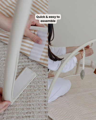 Quilted Play Mat & Baby Play Gym