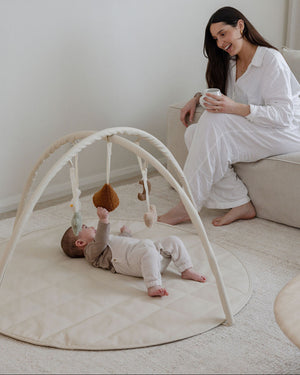Quilted Play Mat & Baby Play Gym